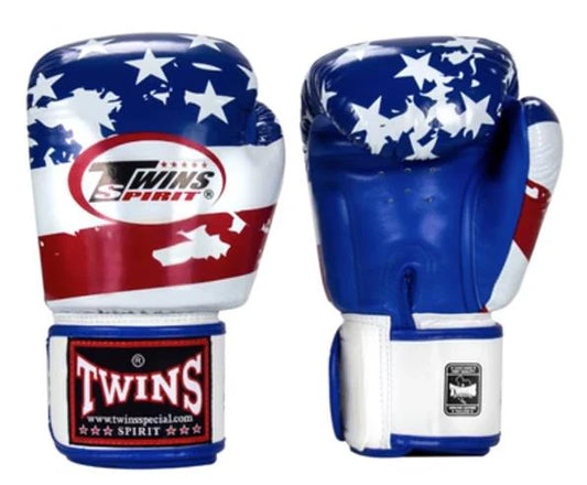 US FLAG MUAY THAI BOXING GLOVES 8-14 Oz FBGVL3-44