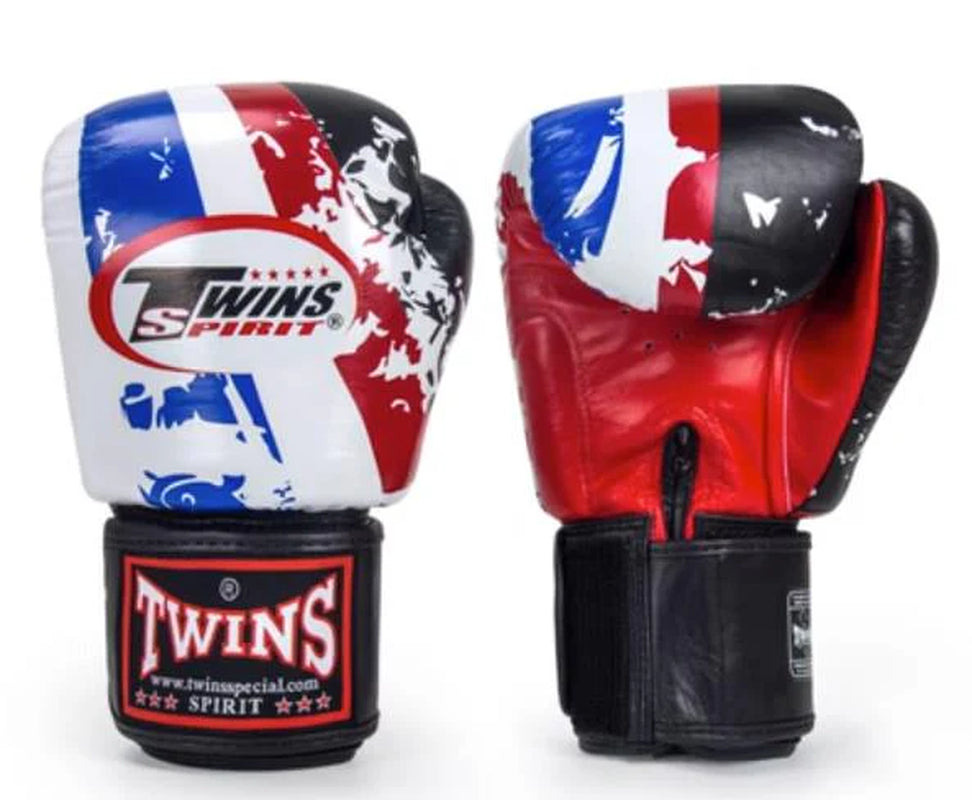 THAILAND FLAG MUAY THAI BOXING GLOVES 8-14 Oz FBGVL3-44