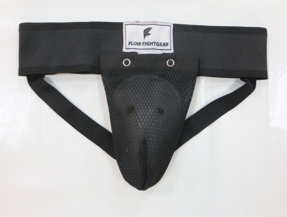 Flow Fightgear Jockstrap - Mesh - Men - Zwart