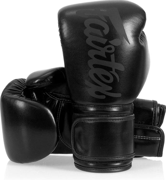 Fairtex BGV14SB Microfiber Bokshandschoenen - Art Collections - Solid Black