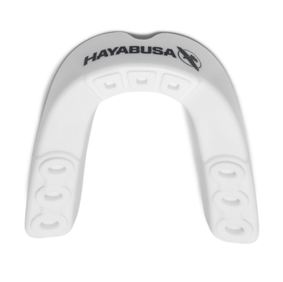 Hayabusa Combat Mouthguard - Adult - white/red